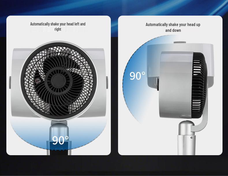 Ventilatore da terra verticale ultra silenzioso con telecomando e timer