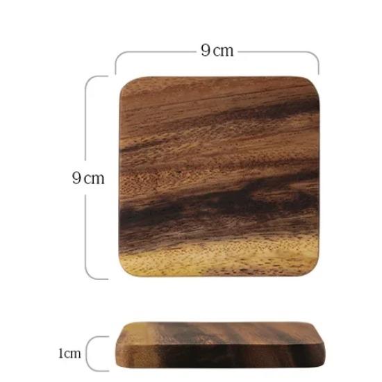 

1 шт. деревянная подставка квадратная круглая подставка под кружку кофейная подставка под чайную чашку коврик для стола деревянные подставки под напитки салфетки аксессуары для стола