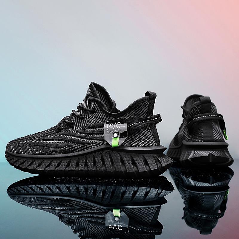 New Trendy Men's Sports Shoes Student Running Sneakers Outdoor Leisure Walking Jogging Trainers Soft Sole Breathable Footwear