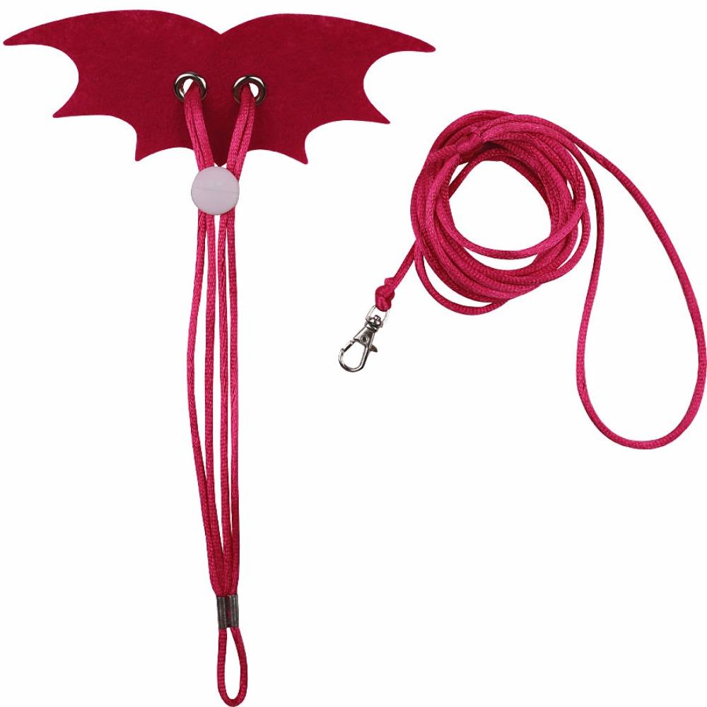 Adjustable Traction Rope Solid Color Pet Chest Strap Cute Little Rabbit Rope  Or Small Reptiles