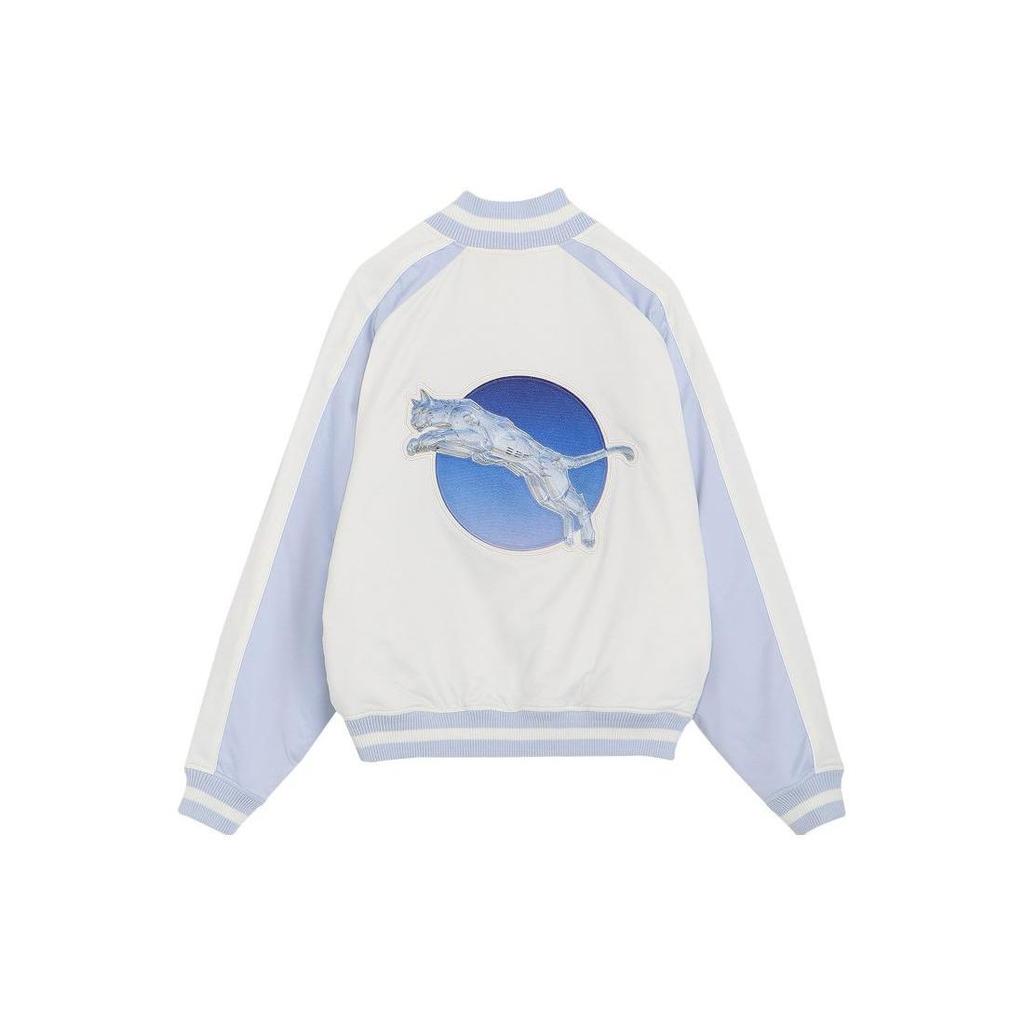 Puma X Koji Autumn/Winter 2023 Metallic Logo Patchwork Colorblock Jacket Unisex Jackets White 622605-65