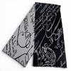 Excellent BERLUTI Scarf Calligraphy Scritto Stole Navy wool mens Used