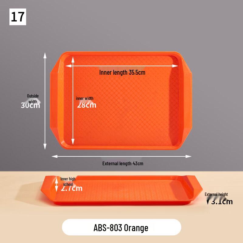 Ruhan Rectangular ABS Serving Tray