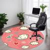 1pc Birds, Hearts Chair Carpet for Office, Non-slip, Soft and Durable Office Rug, Perfect for Office Yy260131079