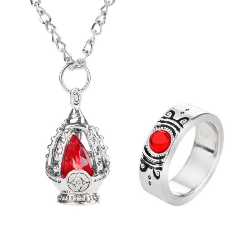 SONGCHANGJEWELRY Collar Con Dije, Accesorios De Disfraz Para Madoka Sakura Kyoko Cosplay, Regalo De Joyería Para Mujer, Regalo De Halloween, Anime, Fiesta De Disfraces, Plata, Zinc, No Es Una Piedra