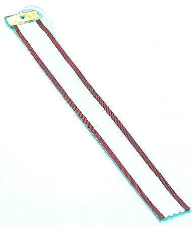 Czerwona Taśma Chorągiewkowa z Selvedge, 2,4 cm x 25 cm (Opakowanie zbiorcze 20 sztuk) z pisakiem odpornym na rozmazywanie. Idealne na Trofea, Puchary, Zwycięzców, Nagrody i Ceremonie.