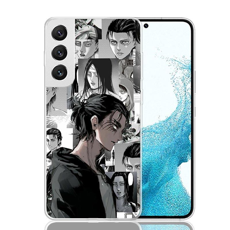 Attack-Titan Anime Phone Case For Samsung Galaxy S26 S25 Edge S24 S23 FE S22 Ultra S21 Plus S20 + Fundas Cover Coque Galaxy S25