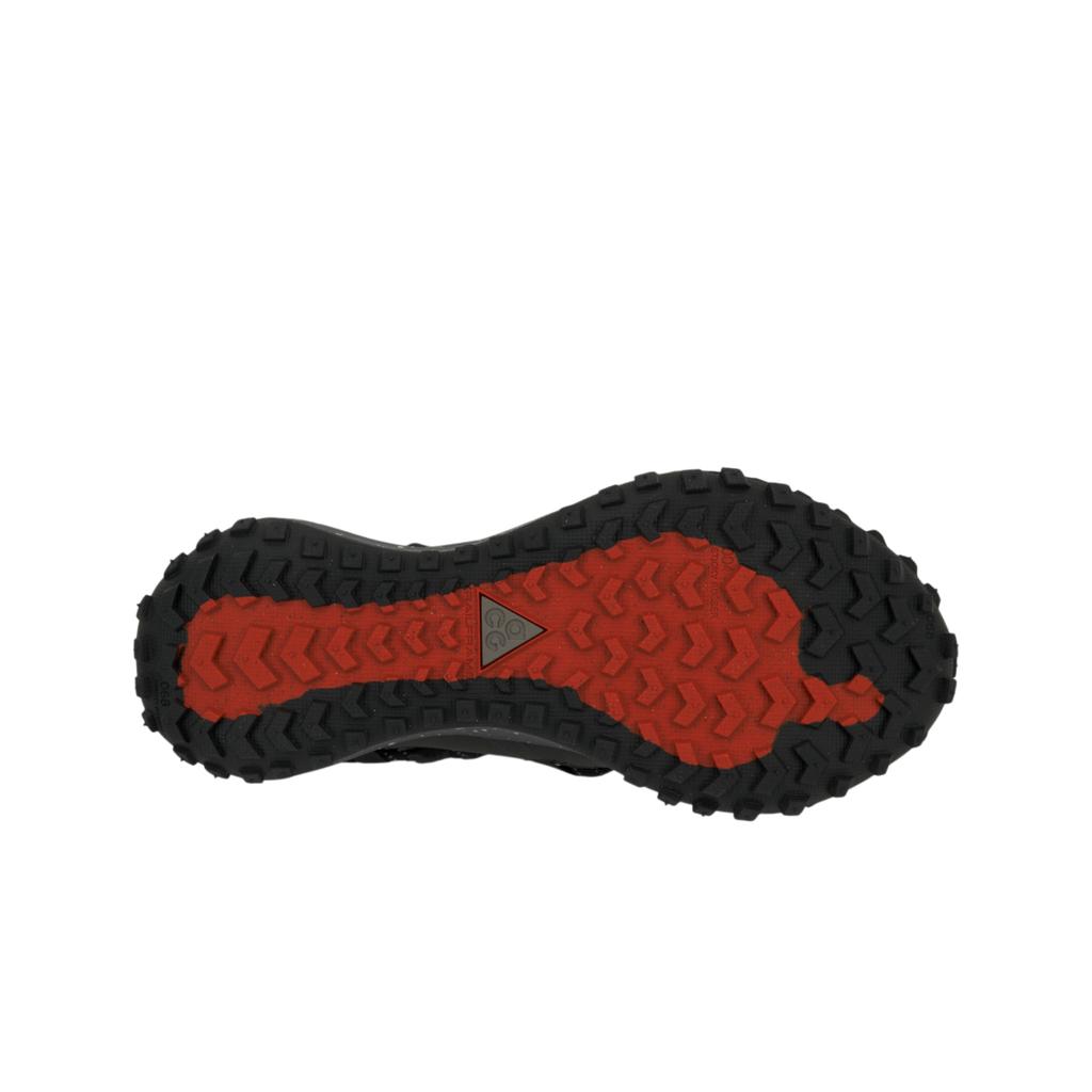 Nike ACG Mountain Fly Low GORE-TEX Μαύρο Σκούρο Γκρι Unisex Αθλητικά Παπούτσια Καπνισμένο Μπλε Λυκόγκριζο Πικάντικο Κόκκινο IB7328-002