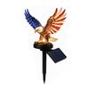 UV Resistant Solar Eagle Light LED Lighting Solar Garden Light Patriotic Eagle Statue  Garden Decor