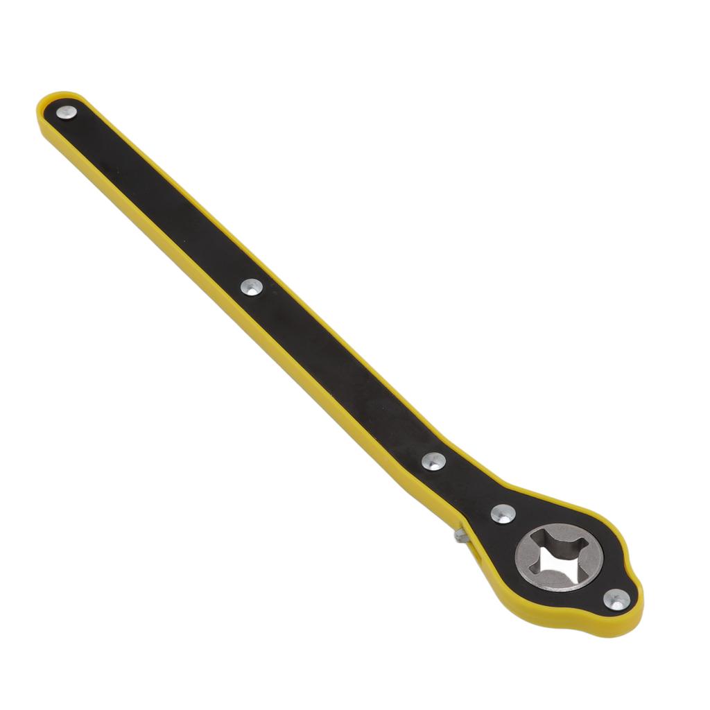 Ratchet Wrench 34cm Long Handle Ergonomic Labor Saving Jack Ratchet Wrench for Wheel Tire Removal