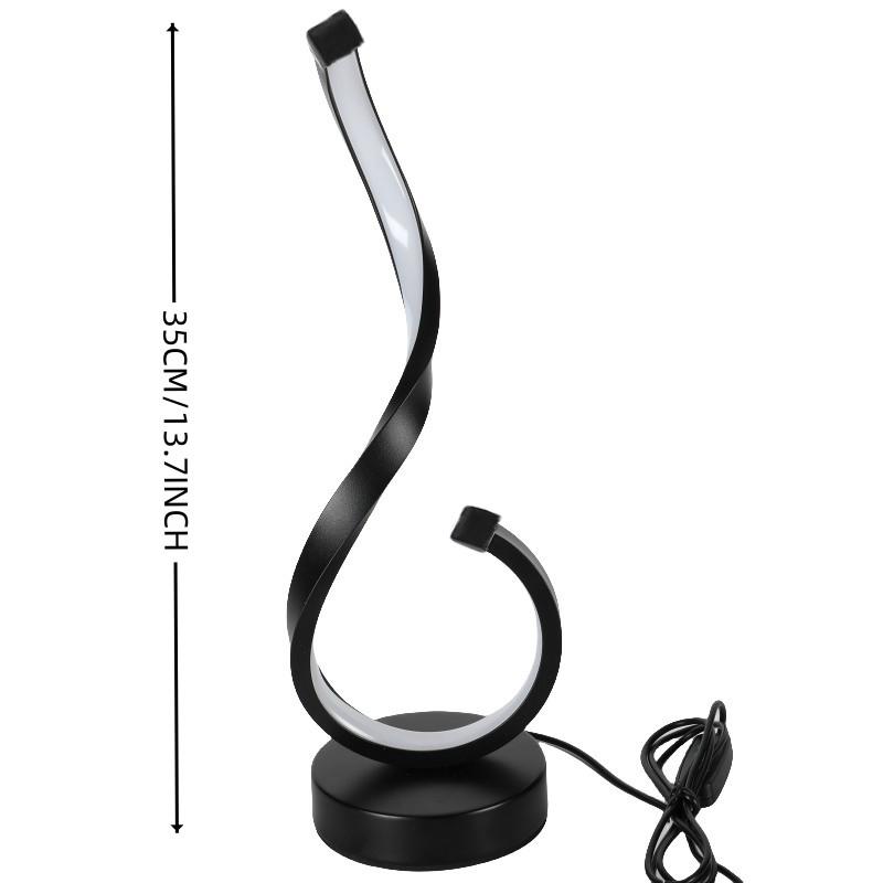 1PC Simple Modern Iron Wrought USB Three-tone Light Desktop Decorative Light