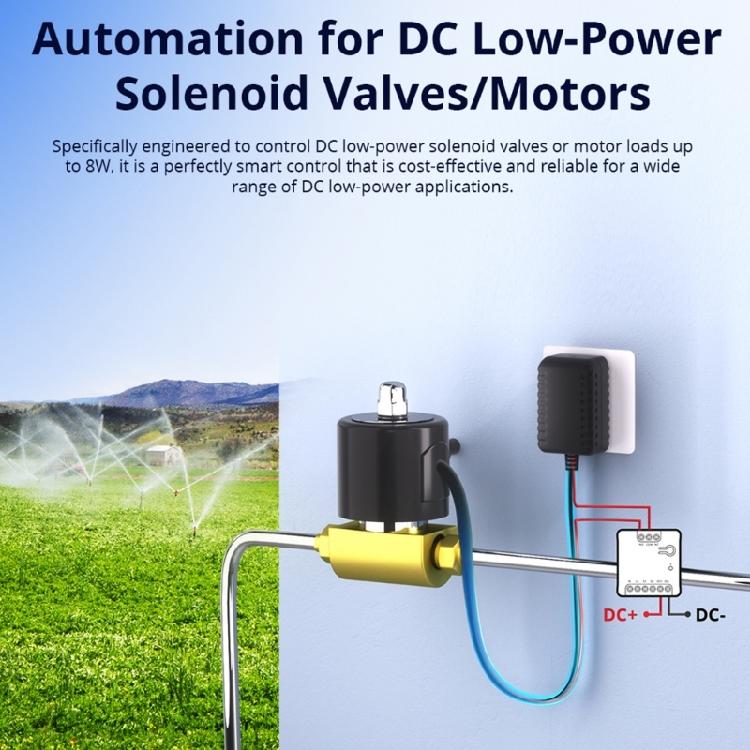 WiFi Relays Module, Dry Contact Output, Matter Protocol, AC100-240V or DC12-48V, App Scheduling