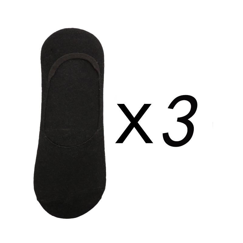3 Pairs/Lot Men's Summer Bamboo Breathable Invisible Socks Low Cut Casual Cotton Boat Non-Slip No Show High Quality Sock