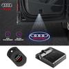 For Audi C5 1/2pcs LED Car Door Welcome Light Laser Projector Logo Light For Audi Sline RS QUATTRO A3 A4 A5 A6 b6 b7 b9 8p 8v b8 c7 S8 TT S5