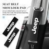 For Jeep Durable Car Seat Belt Shoulder Pad Stylish Auto I Safety Belt Cover Cherokee Patriot Liberty Wrangler JK JL Commander