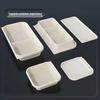 Biodegradable Corn Starch Disposable Meal Box Set, 1100ml