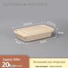 Biodegradable Wheat Straw Disposable Lunch Boxes