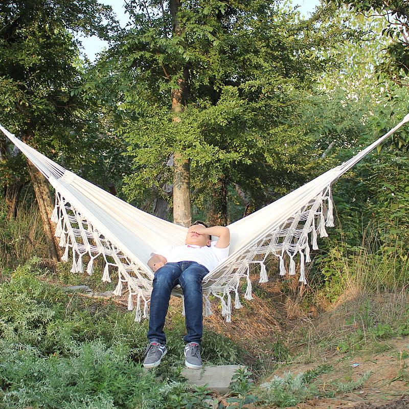 Nordic Hammock Chair Hammak Hangmat Hamac Furniture - Outdoor Indoor Relaxing Swinging Seat Bed Linen Home Decor