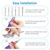 6 PCS Emery Nail Drill Bits Set Cuticle Remover Nail File Heads Manicure Machine Accessories