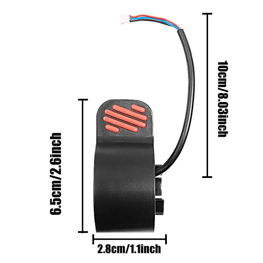 Accelerator Brake Finger Throttle Button For Ninebot ES1 ES2 ES3 ES4 Scooter Accelerator Throttle E-bike Brakes Kit Throttles 2