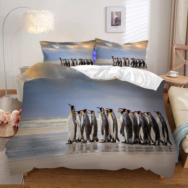 Fashion Technology Printing, 3D Digital Printing, Bedding, Duvet Covers, Pillowcases, Three-piece Sets