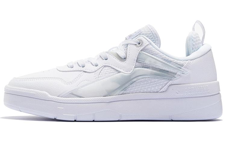 Li Ning Wave Lite Низкие Скейтбордические Кроссовки Мужские Белые AGCS097-1 39.5