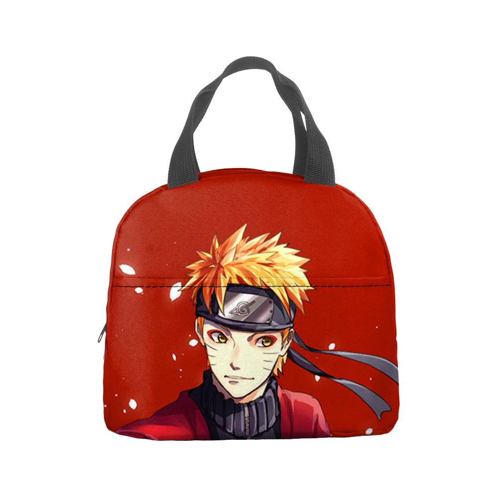 Naruto Lunch Bag, Student With Rice Insulation Bag, Large Capacity Portable Lunch Insulation Bag, Bento Bag, Outdoor Bag.