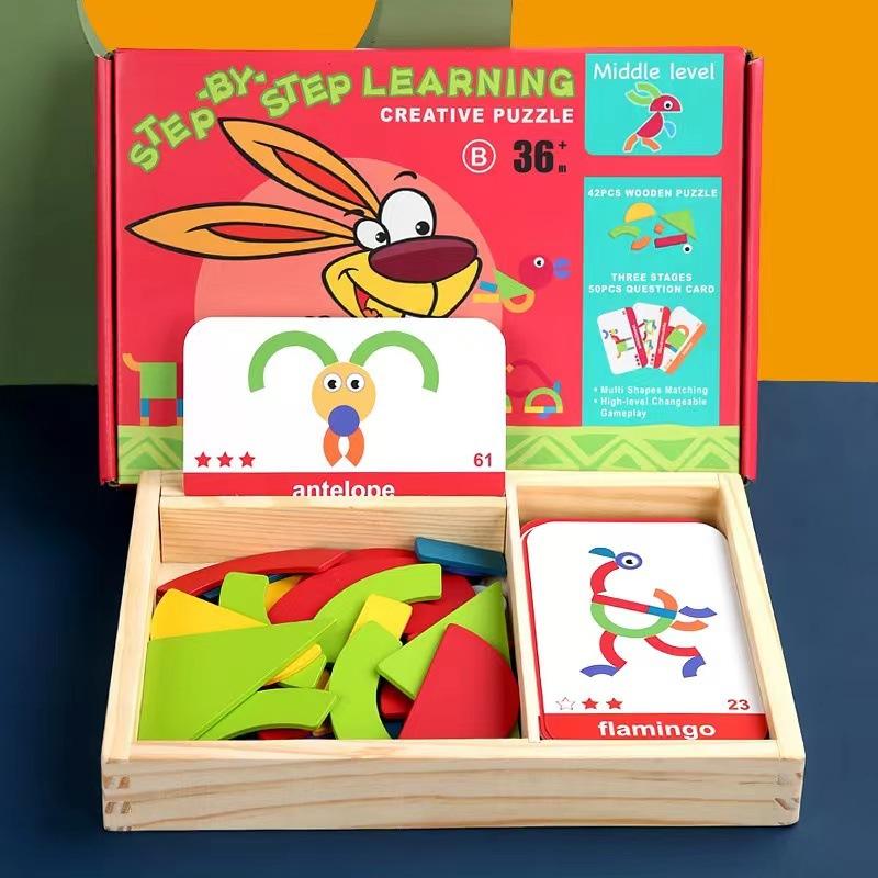 

Раннее детство Дети мышление формы творческий головоломка головоломка головоломка геометрическое развлечение разнообразный танграм головоломка игрушка