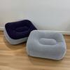 Long Distance Travel Portable Compression Inflatable Foot Pillow, Thickened PVC Plush Folding Foot Pad