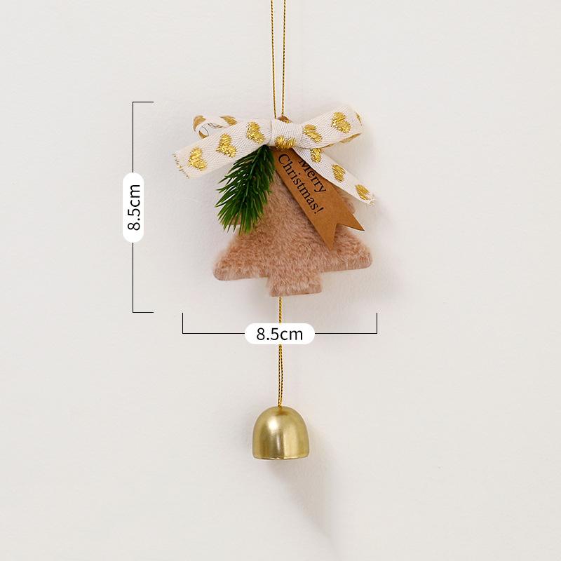 Set Ornamente Clopoței de Crăciun Clopoței Agățați Pentru Pom Ușă Mașină Carillon de Vânt Decoratiuni Festive Cadou