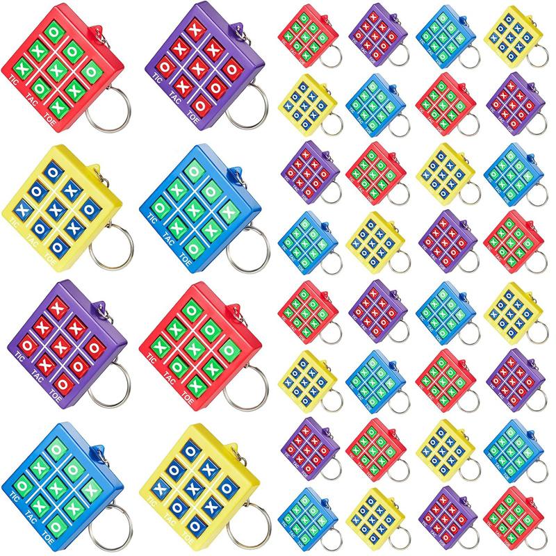 

Small Toys Tic Tac Toe Game Keychain Birthday Party Favors Treasure Chest Prize Goodie Bags Stuffers For Kids Girls And Boys (As shown-31598)-OneSize