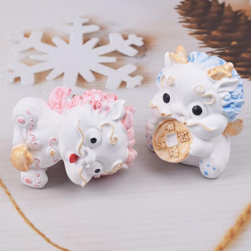 Silicone Kirin Dripping Plaster Candle Mold Epoxy Clay Craft DIY Ornaments Jewelry Making Tool Chocolate Fondant Mold