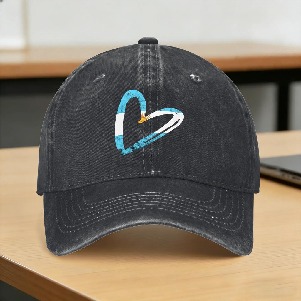 Argentinian Roots Heart Argentina Sun of May Argentina Flag Casual Baseball Cap Tennis Skate Trucker Hat Summer Baseball Caps