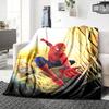 Spiderman City Hero Blanket Soft Throw Blanket For Home Bedroom Bed Sofa Travel Office Solid Christmas Blanket