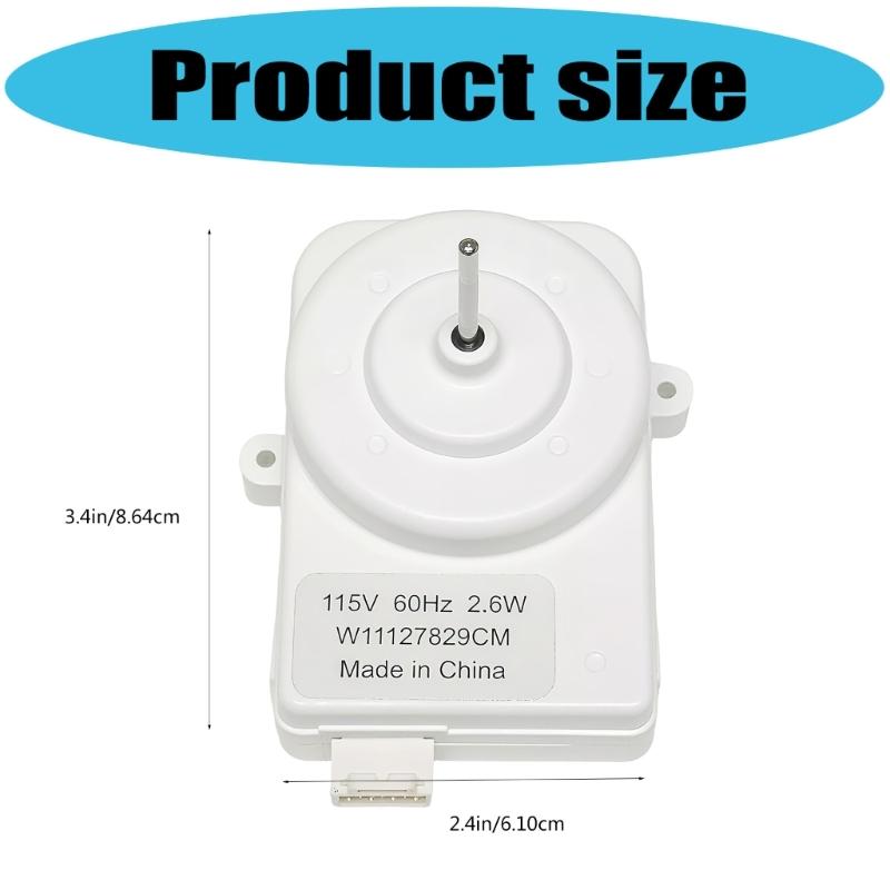 High Efficiency Enduring Condenser Fan Motor Perfect for Refrigerator Replacement Simple Mounting Plastic Structure