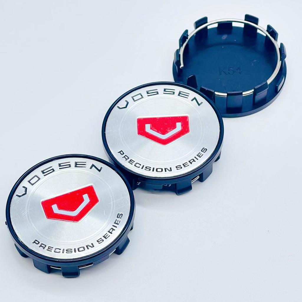 4PCS/lot 54MM VOSSEN Car Wheel Center Hub Caps Wheel Center Cap Decoration Auto Styling Rim Hub Cap