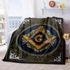 1PC Freemason Home Suitable All Seasons Soft Comfortable Blanket Sofa Office Travel Home Use Great Gift Idea