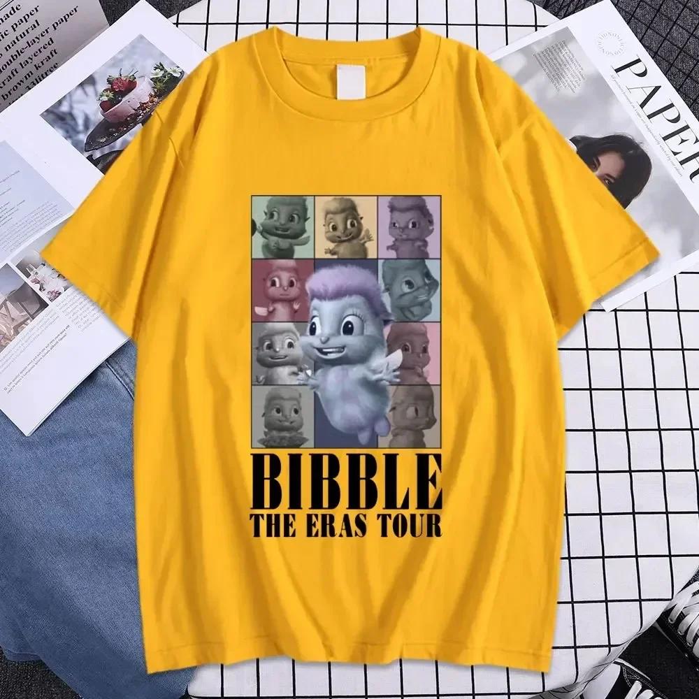 Cute Bibble The Eras Tour T Shirt Boys GirlsUnisex's Aesthetic High Quality Streetwear Summer Oversized Short Sleeve Tops