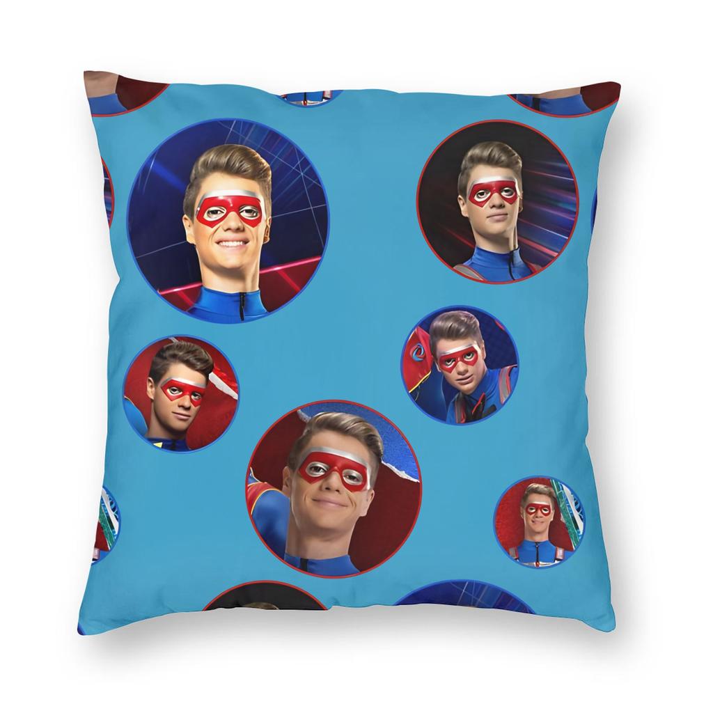Henry Danger Captain Man And Kid Danger Pillowcase Printing Cushion Cover Decoration Throw Pillow Case Cover Home