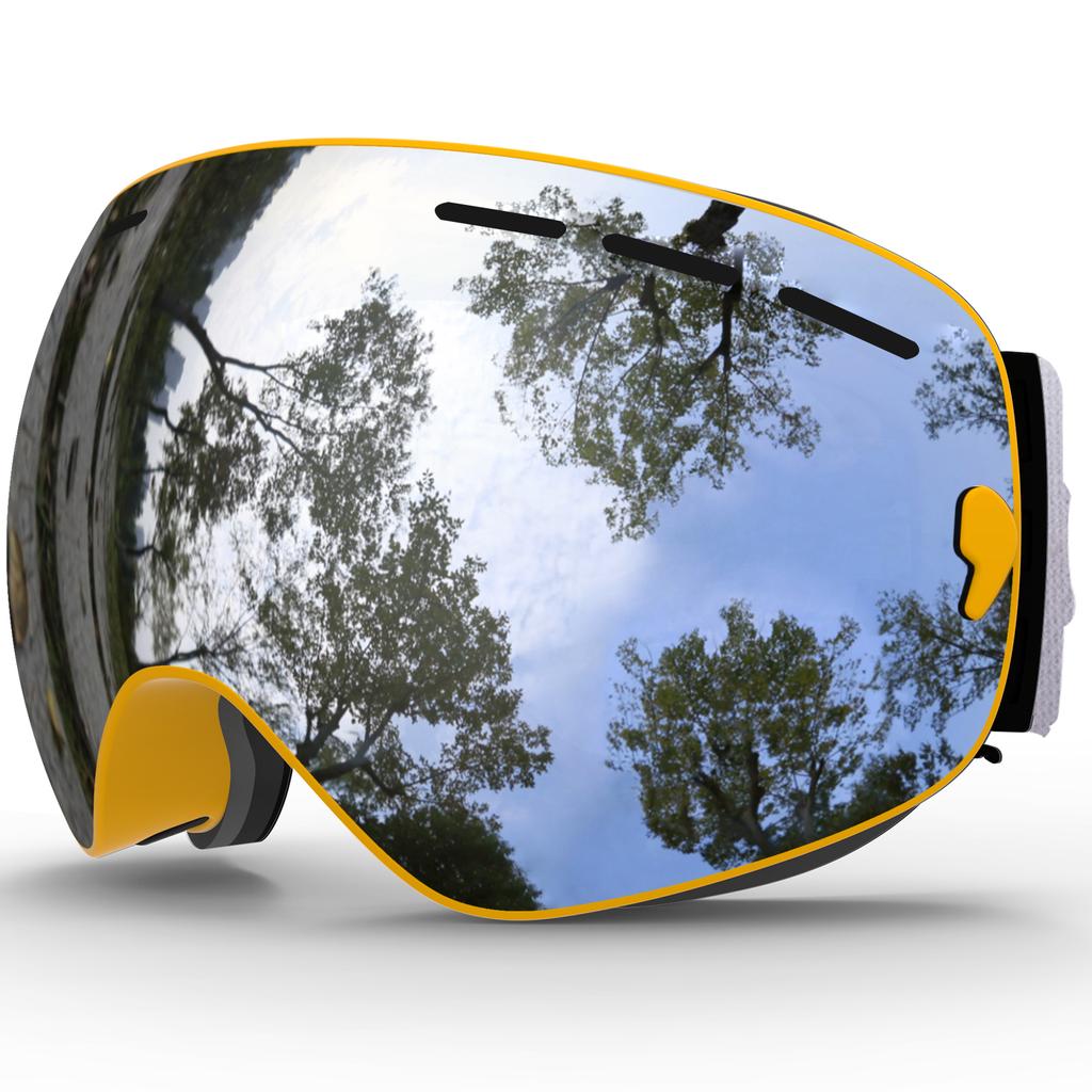 Ski Goggles Winter Snow Sports Anti-fog UV Protection for Men Women Youth Interchangeable Lens Premium Goggles