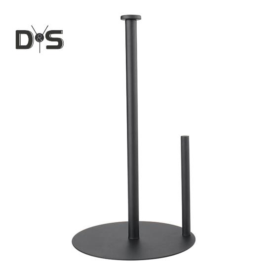 

Настольный держатель для бумажных полотенец, стойка для салфеток с нескользящим утяжеленным основанием, прочная кухонная конструкция, держатель для рулонов, стойка для бумаги чёрный