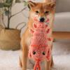 Floppy Lobster Interactive Dog Toy USB Rechargeable Vibration Modes Cat Toy Electric Realistic Wagging Lobster Toy Catnip Addable Stress-relieving Pet