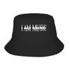 Playboi Carti Bucket Hat I AM MUSIC Outdoor Fisherman Caps For Unisex Casual Fishing Sun Hats Soft Fold Printed Cap
