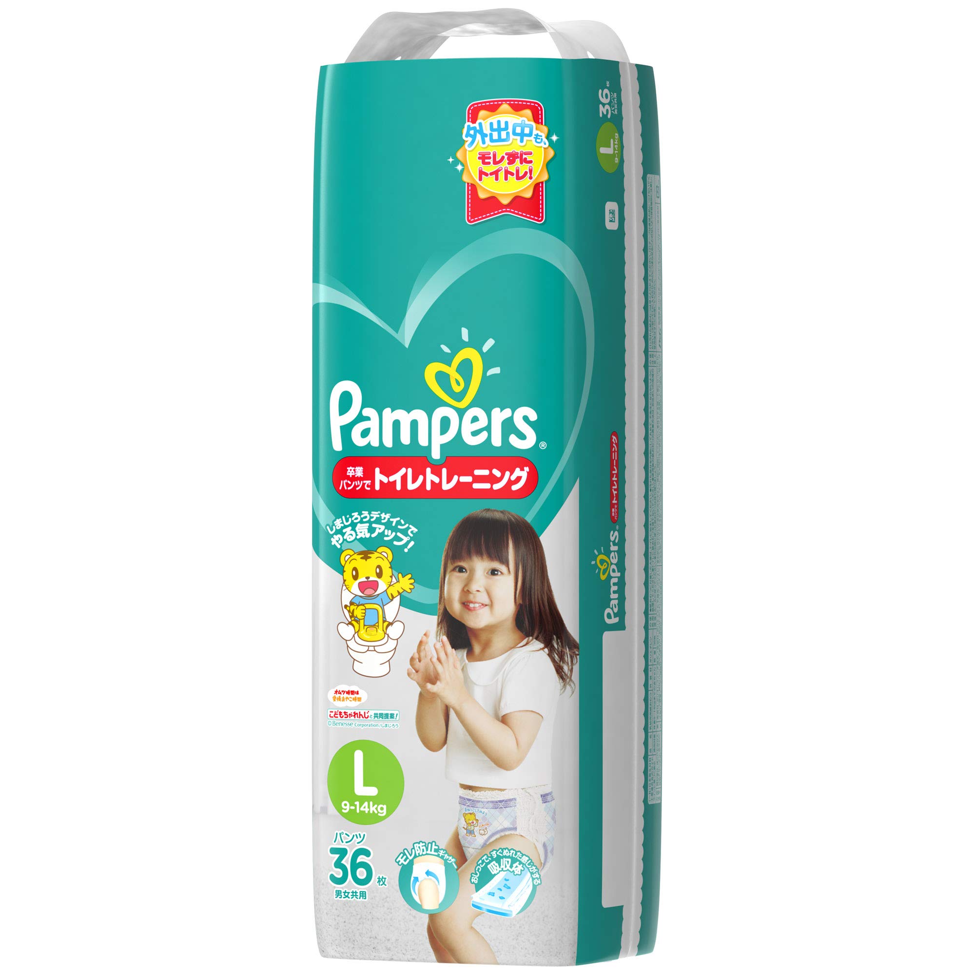 

L Подгузники Pampers выпускные трусики 36 штук [Размер трусиков] (9~14 кг) белый