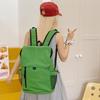 High-value Backpack Lightweight Waterproof Large Capacity Travel Bag Neutral Style Solid Color College Style School Bag