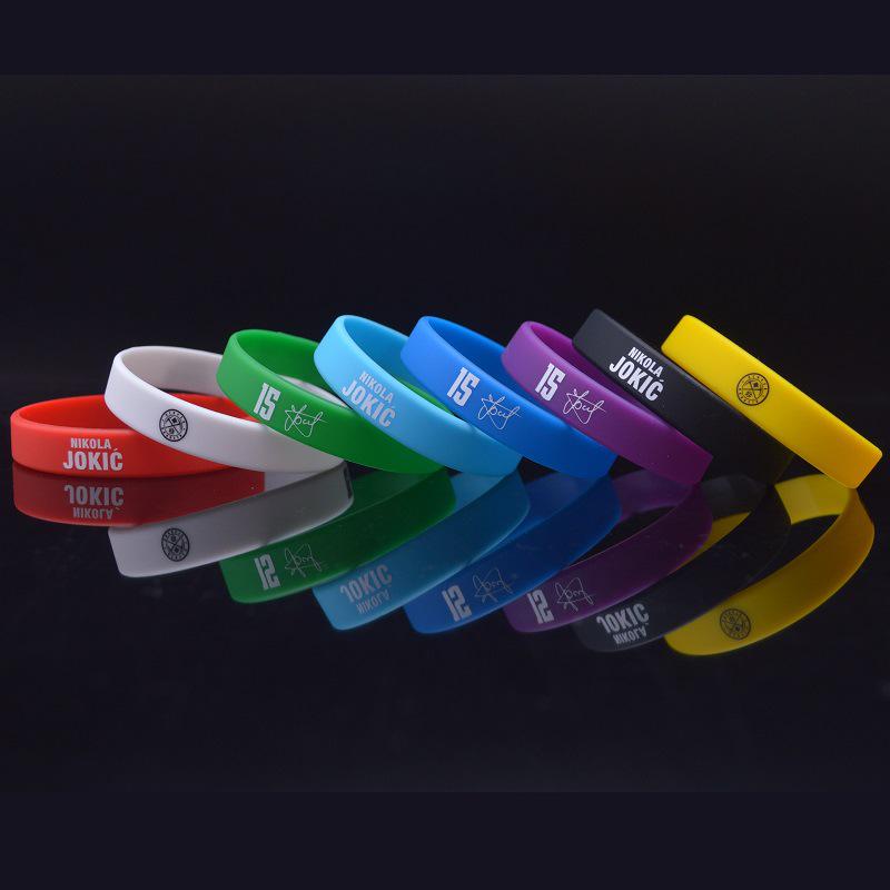 Braccialetti in Silicone da Stella NBA: Kobe, LeBron, Curry, Irving, Durant - Braccialetti per Fan di Basket e Calcio