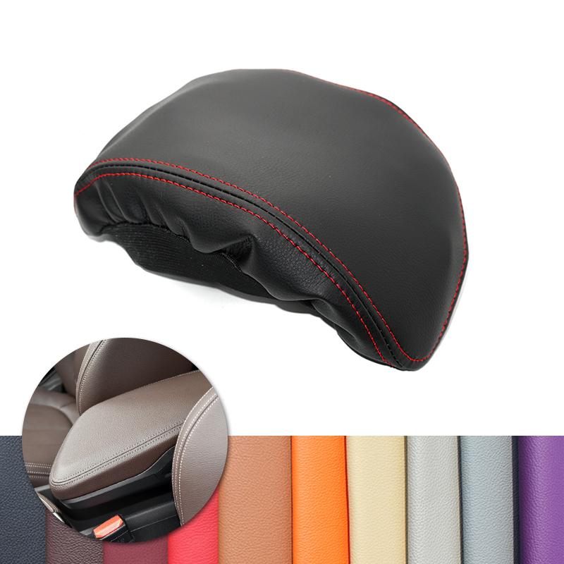 

Салон автомобиля Центр Контроль Крышка Подлокотник Коробка Крышка Для BMW X1 F48 2016 2017 2018 Тип эластичной ленты из кожи микрофибры