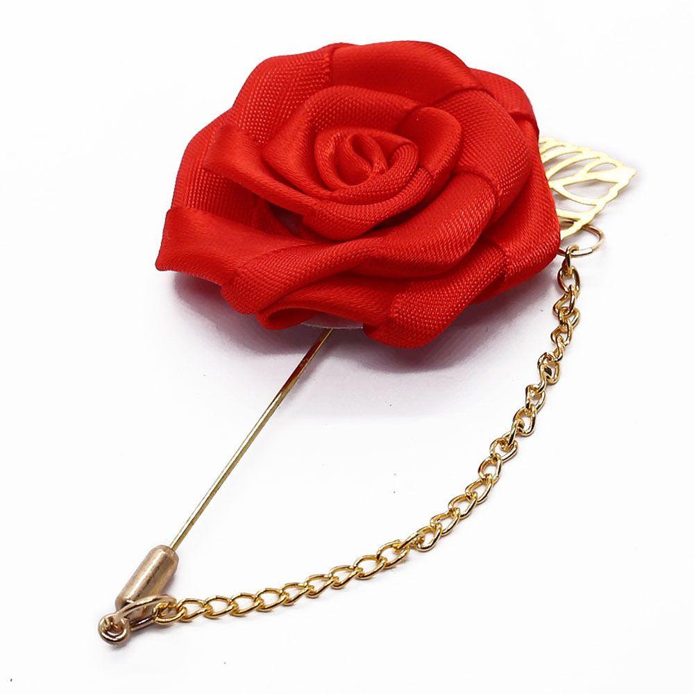 Flowers Corsage Simple Lapel Pin Groom Boutonniere Brooch Pins Jewelry Brooches Fashion Accessories