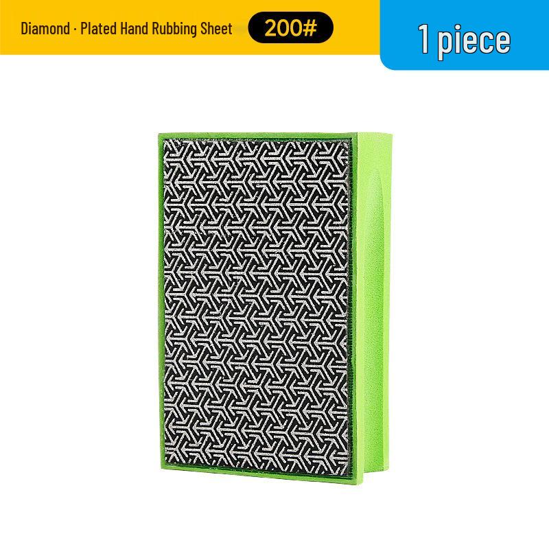 Diamond Hand Pad for Edge Grinding and Polishing Sintered Stone, Marble, Granite Tiles