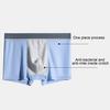 Men Boxer Underwear High Waist Ice Silk Seamless Thin Shorts Briefs Letter Print Quick Drying U-Convex Panties